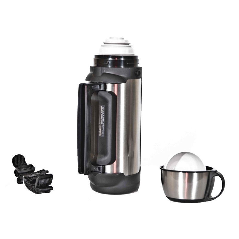 Термос 1,2л (нерж. сталь, серебро)