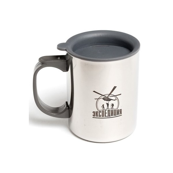 Термо-кружка из нерж. стали 400 мл с крышкой-поилкой