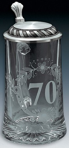 Кружка для пива "70 лет"  0,5л