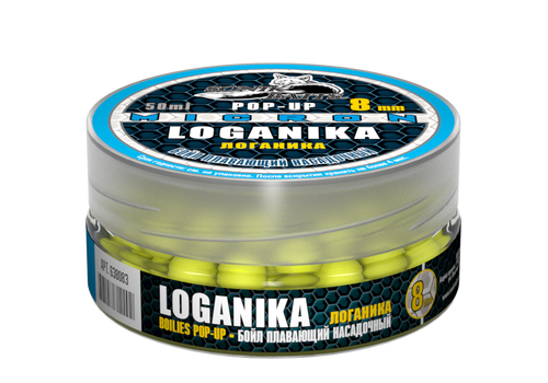 Бойлы плавающие Sonik Baits Pop-Up 8 мм Loganika (Логаника)